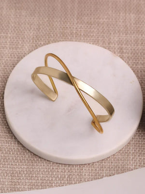 Stride Brass Adjustable Bracelet (Anti Tarnish) - C