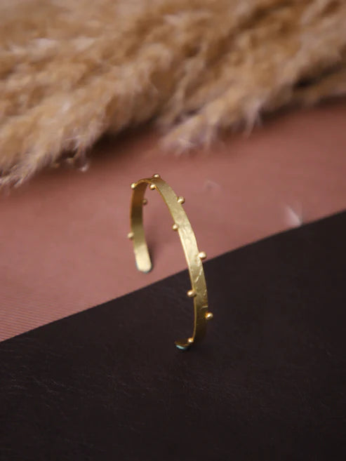 Stride Brass Adjustable Bracelet (Anti Tarnish) - H